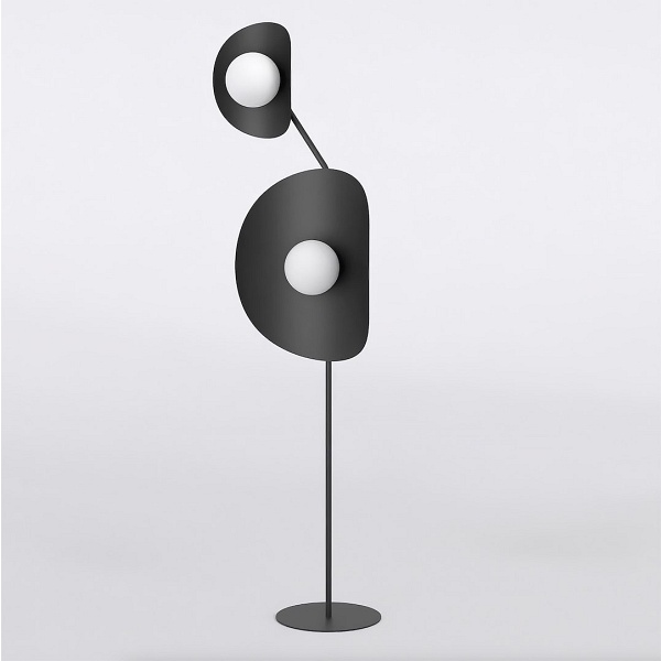 Lampa podłogowa DELULU LP2 BLACK - Emibig