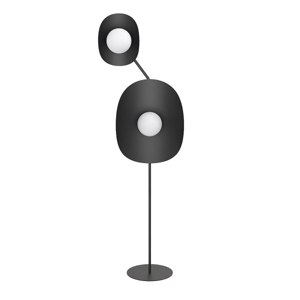 Lampa podłogowa DELULU LP2 BLACK - Emibig