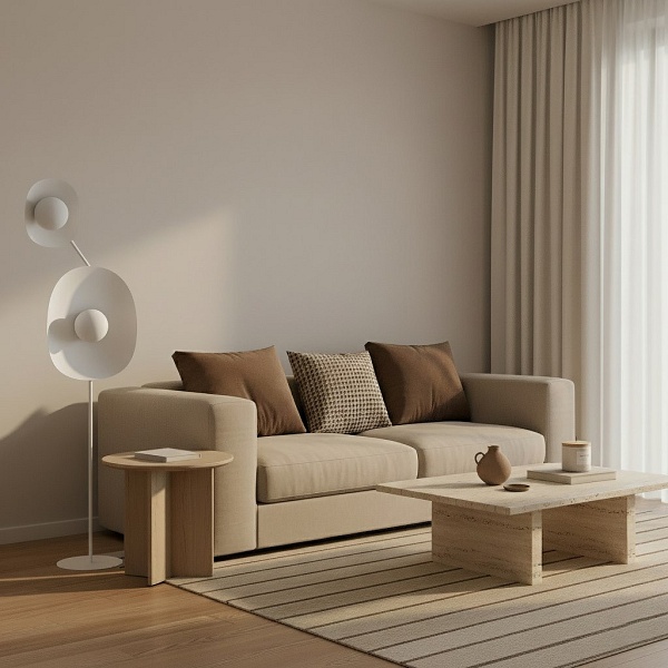 Lampa podłogowa DELULU LP2 WHITE - Emibig