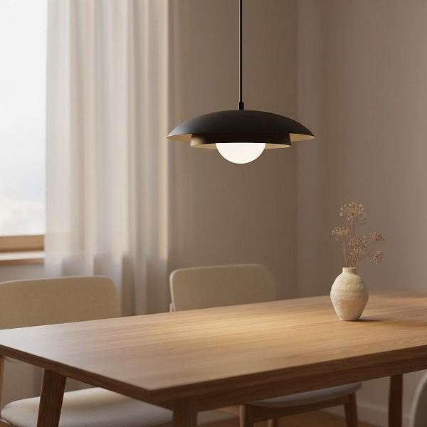 Lampa wisząca SKIN 1 BLACK - Emibig