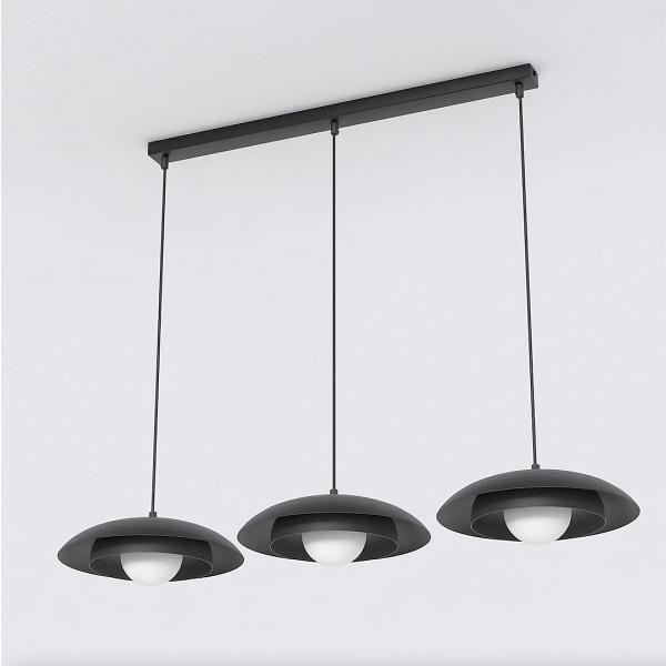 Lampa wisząca SKIN 3 BLACK - Emibig