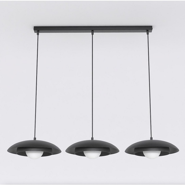 Lampa wisząca SKIN 3 BLACK - Emibig