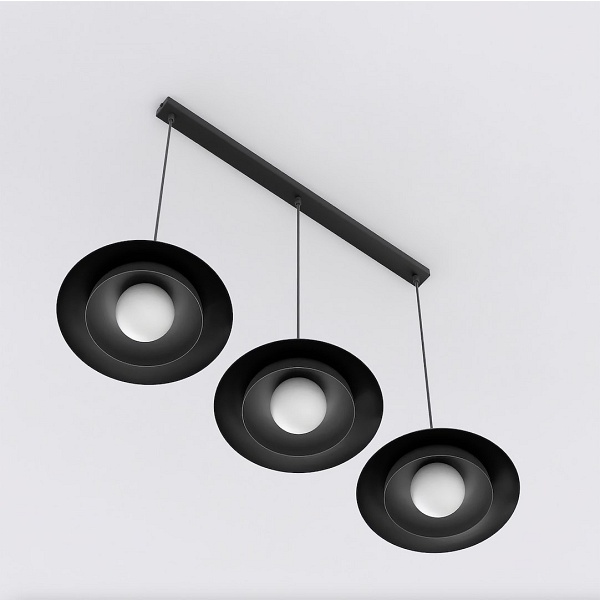 Lampa wisząca SKIN 3 BLACK - Emibig