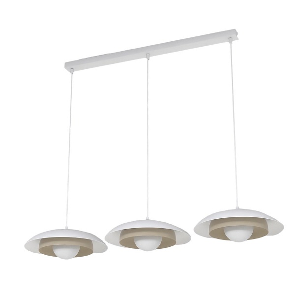 Lampa wisząca SKIN 3 WH MOKKA - Emibig