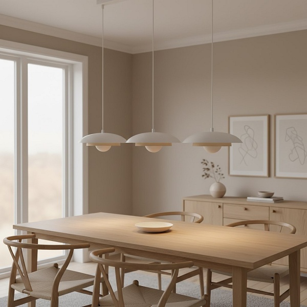 Lampa wisząca SKIN 3 WH MOKKA - Emibig