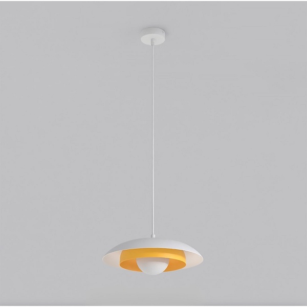 Lampa wisząca SKIN 1 WH ORANGE - Emibig