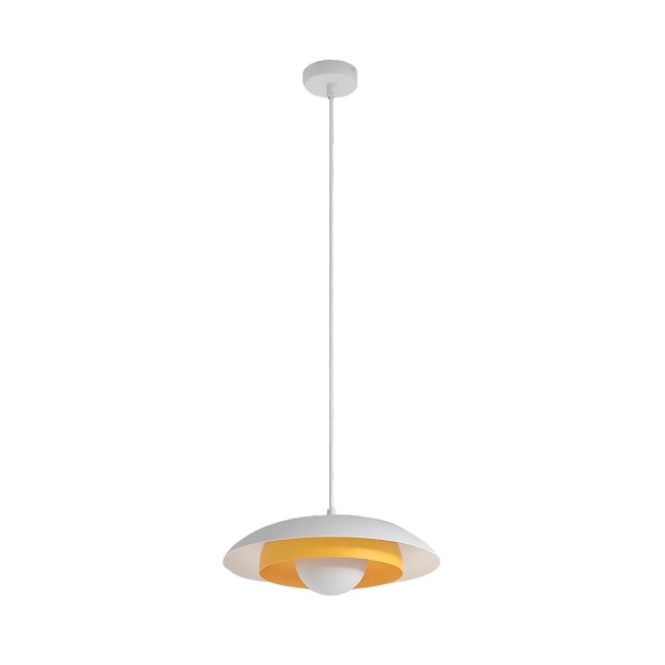Lampa wisząca SKIN 1 WH ORANGE - Emibig