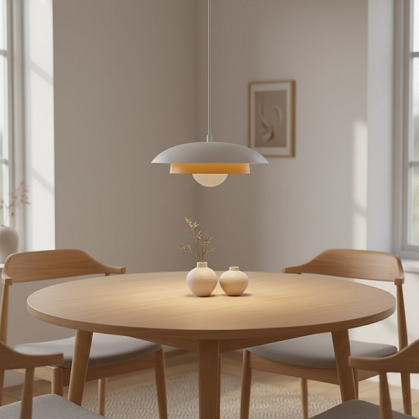 Lampa wisząca SKIN 1 WH ORANGE - Emibig