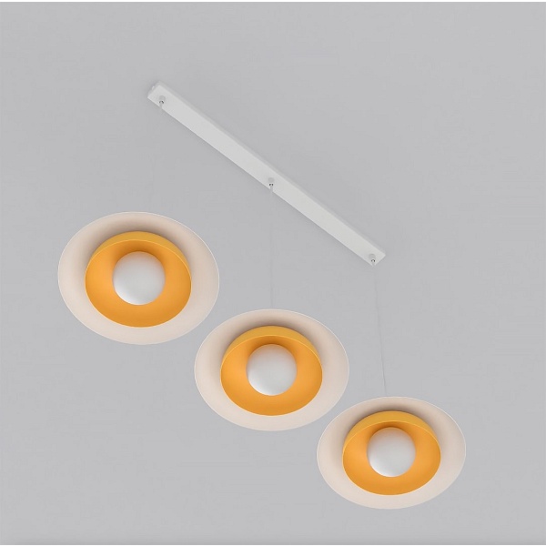 Lampa wisząca SKIN 3 WH ORANGE - Emibig