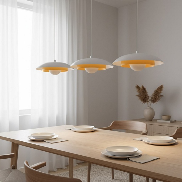 Lampa wisząca SKIN 3 WH ORANGE - Emibig