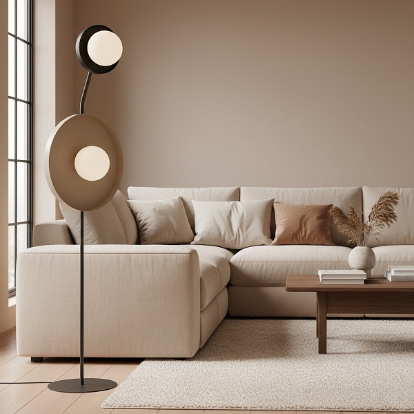 Lampa podłogowa KISS LP2 BL MOKKA - Emibig