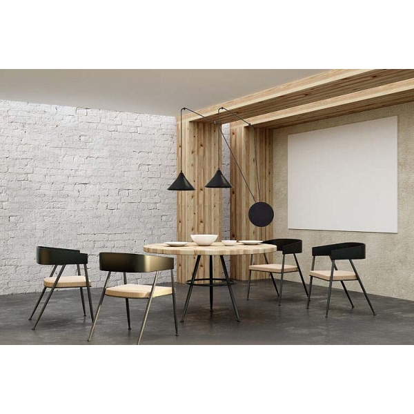 Lampa wisząca ABRAMO 2 BLACK