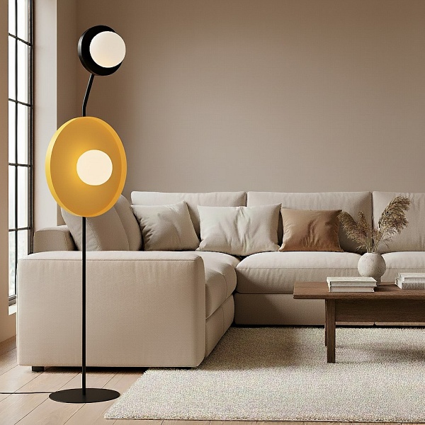 Lampa podłogowa KISS LP2 BL ORANGE - Emibig