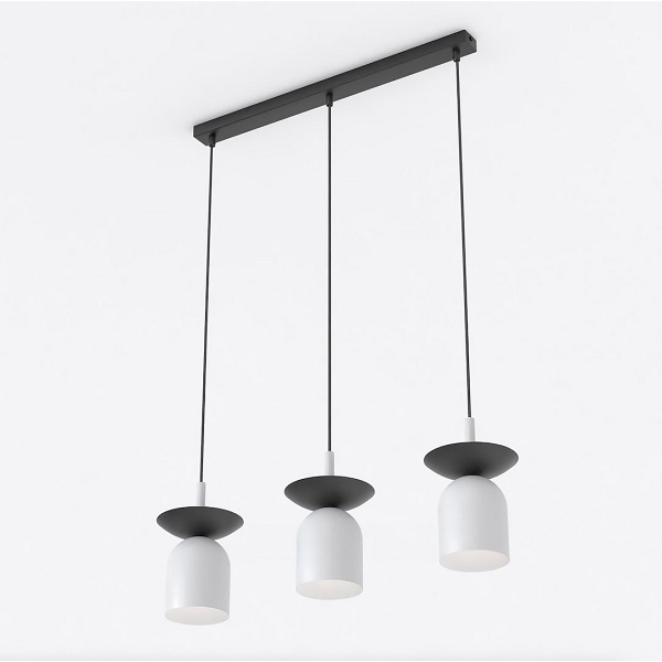 Lampa wisząca EGO 3 BL GRAY - Emibig