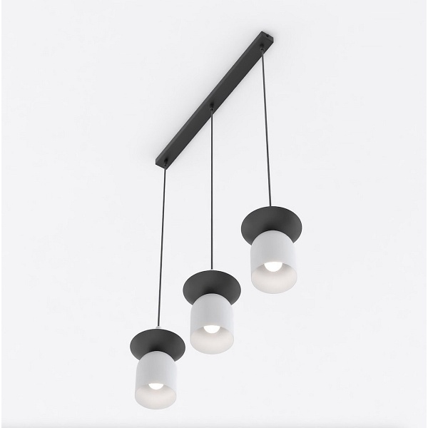 Lampa wisząca EGO 3 BL GRAY - Emibig