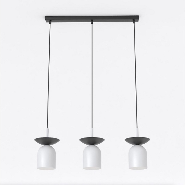 Lampa wisząca EGO 3 BL GRAY - Emibig