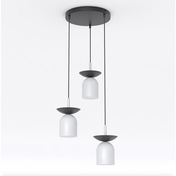 Lampa wisząca EGO 3 PREM BL GRAY - Emibig