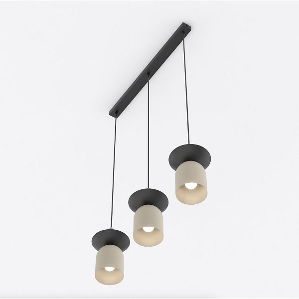 Lampa wisząca EGO 3 BL MOKKA - Emibig