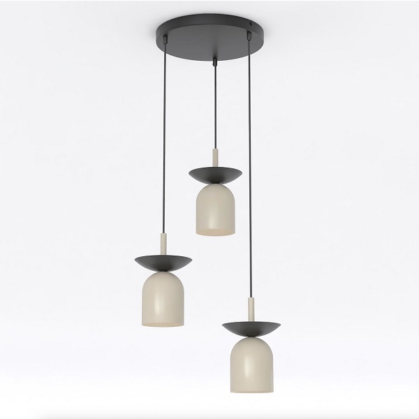 Lampa wisząca EGO 3 PREM BL MOKKA - Emibig