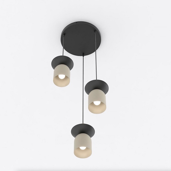 Lampa wisząca EGO 3 PREM BL MOKKA - Emibig