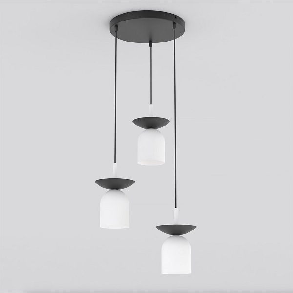 Lampa wisząca EGO 3 PREM BL WHITE - Emibig
