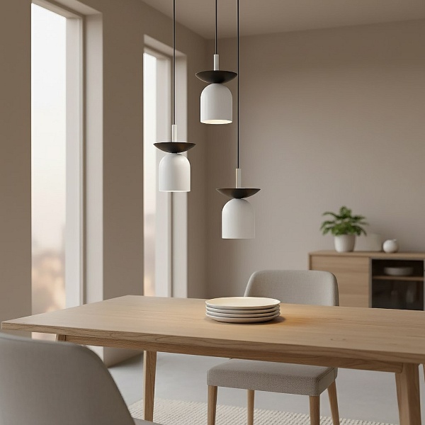 Lampa wisząca EGO 3 PREM BL WHITE - Emibig