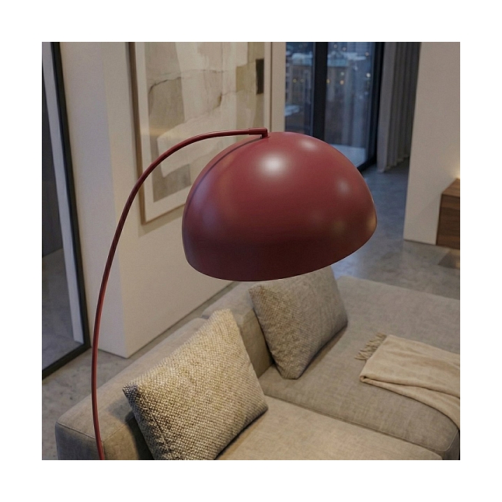 Lampa podłogowa ARCOS LP1 BURGUNDY - Emibig