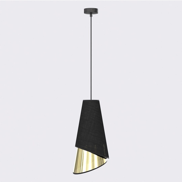 Lampa wisząca MODA 1 BL GOLD - Emibig