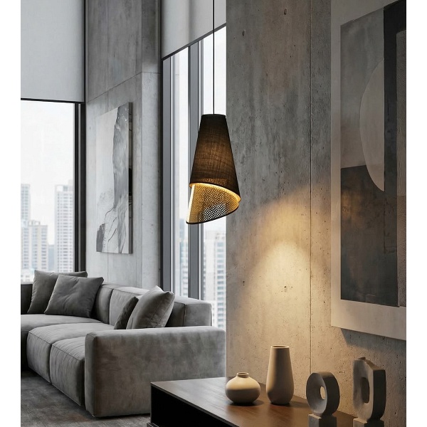 Lampa wisząca MODA 1 BL GOLD - Emibig