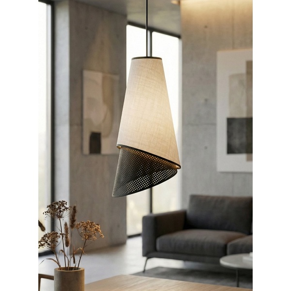 Lampa wisząca MODA 1 BL GRAY - Emibig