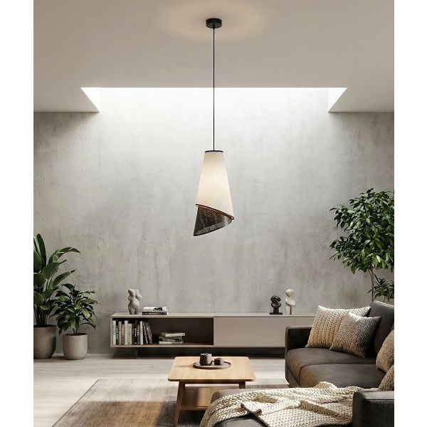 Lampa wisząca MODA 1 BL GRAY - Emibig