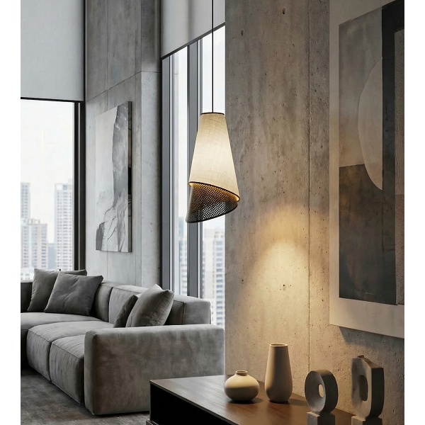Lampa wisząca MODA 1 BL GRAY - Emibig