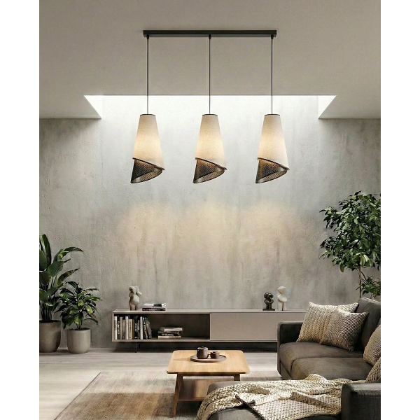 Lampa wisząca MODA 3 BL GRAY - Emibig