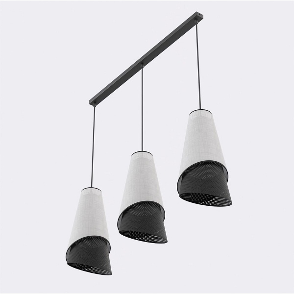 Lampa wisząca MODA 3 BL GRAY - Emibig