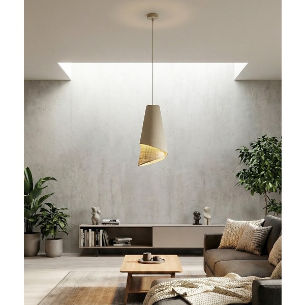 Lampa wisząca MODA 1 MO RATTAN - Emibig