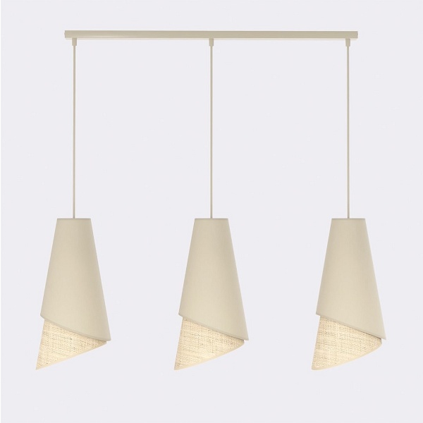 Lampa wisząca MODA 3 MO RATTAN - Emibig