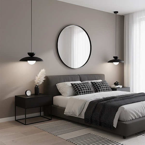 Lampa wisząca MULAN 1 BLACK - Emibig