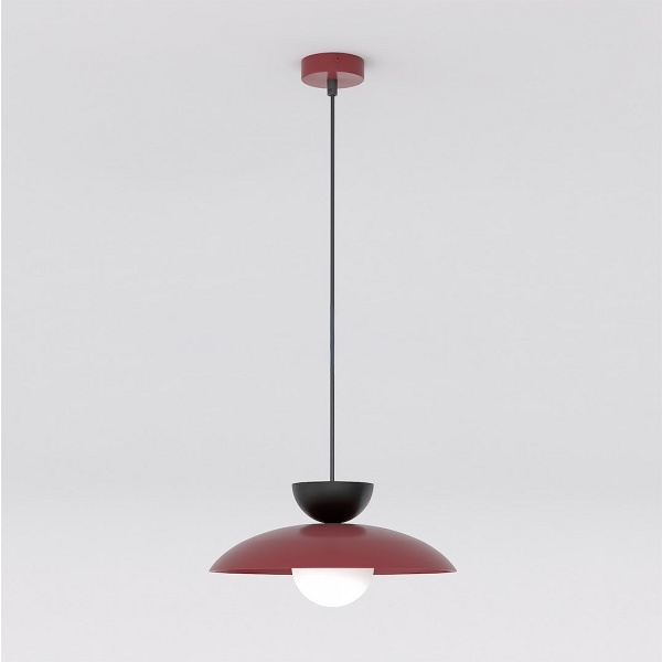 Lampa wisząca MULAN 1 BURGUNDY BL - Emibig