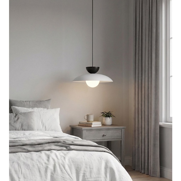 Lampa wisząca MULAN 1 GRAY/BL - Emibig