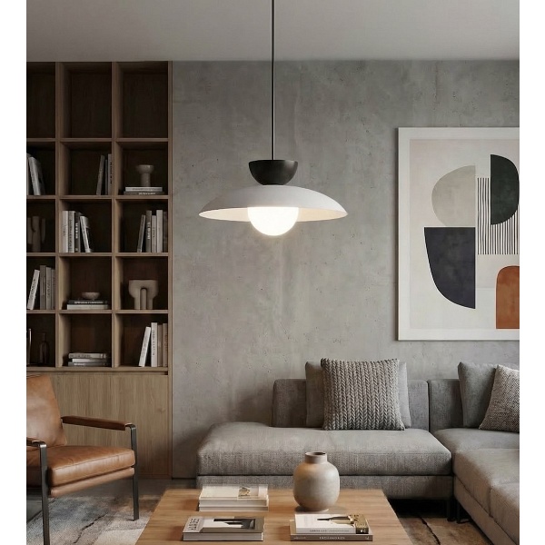 Lampa wisząca MULAN 1 GRAY/BL - Emibig