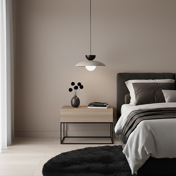 Lampa wisząca MULAN 1 MOKKA BL - Emibig