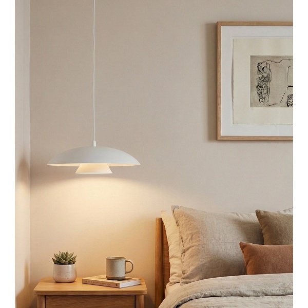 Lampa wisząca BABEL 1 WHITE - Emibig