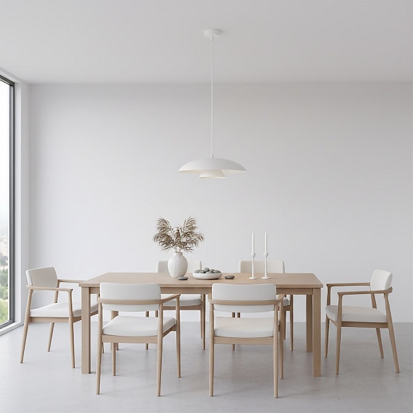 Lampa wisząca BABEL 1 WHITE - Emibig
