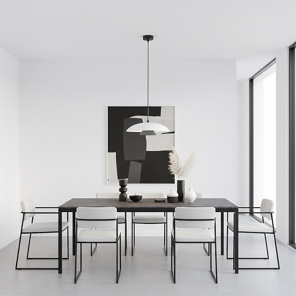 Lampa wisząca BABEL 1 WHITE BL - Emibig