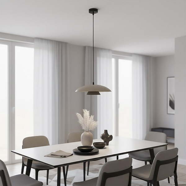 Lampa wisząca BABEL 1 MOKKA BL - Emibig