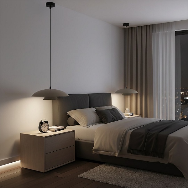 Lampa wisząca BABEL 1 MOKKA BL - Emibig