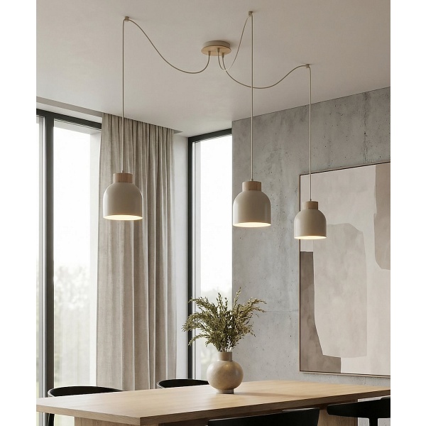 Lampa wisząca KRU 3 MOKKA - Emibig