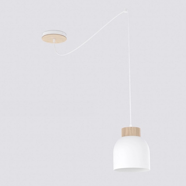 Lampa wisząca KRU 1 WHITE - Emibig