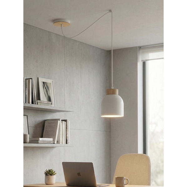 Lampa wisząca KRU 1 WHITE - Emibig