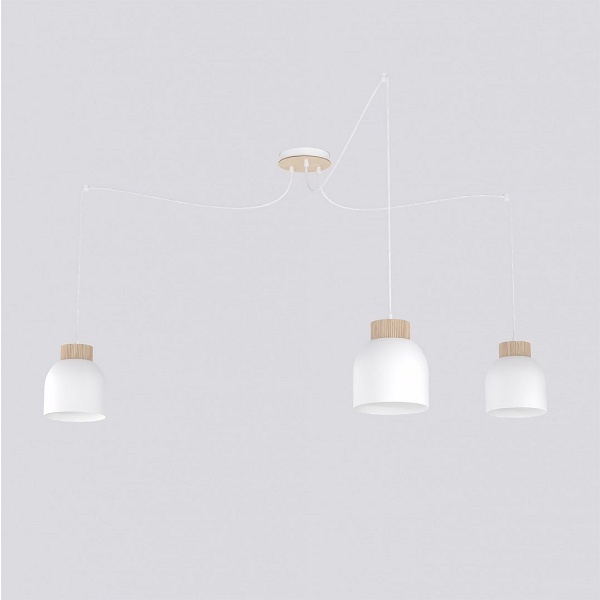 Lampa wisząca KRU 3 WHITE - Emibig